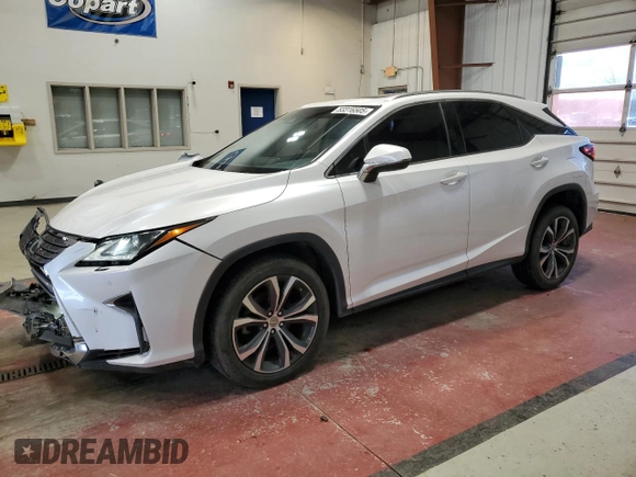 2017 Lexus RX with VIN JTJBZMCA8H2025820, listed as a Copart auction lot 53316505 with 67,868 mi miles and Salvage Title. Bid and sale history available at carsss.com. Image 1.