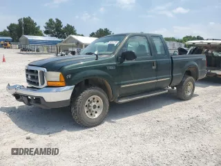 2000 Ford F-250 XL with VIN 1FTNX21L1YEB33533, listed as a Copart auction lot 58313795 with 142,753 mi miles and Salvage title. Bid and sale history available at DreamBid. Image 1.