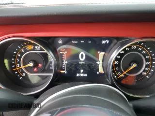 2023 Jeep Wrangler Rubicon with VIN 1C4HJXFN6PW509741, listed as a Copart auction lot 46056775 with 21,755 mi miles and Salvage title. Bid and sale history available at DreamBid. Image 9.