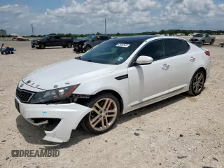 2013 Kia Optima SX with VIN 5XXGR4A62DG128923, listed as a Copart auction lot 62582845 with 175,095 mi miles and Salvage title. Bid and sale history available at DreamBid. Image 1.