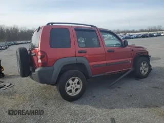 2006 Jeep Liberty Sport with VIN 1J4GL48K46W262073, listed as a Copart auction lot 51462605 with 102,220 mi miles and Salvage Title. Bid and sale history available at carsss.com. Image 3.