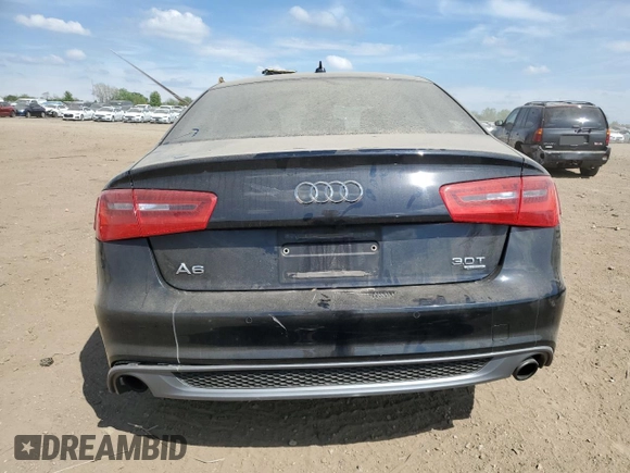 2015 Audi A6 Prestige with VIN WAUHGAFC8FN024576, listed as a Copart auction lot 56542995 with 92,279 mi miles and Salvage title. Bid and sale history available at DreamBid. Image 6.