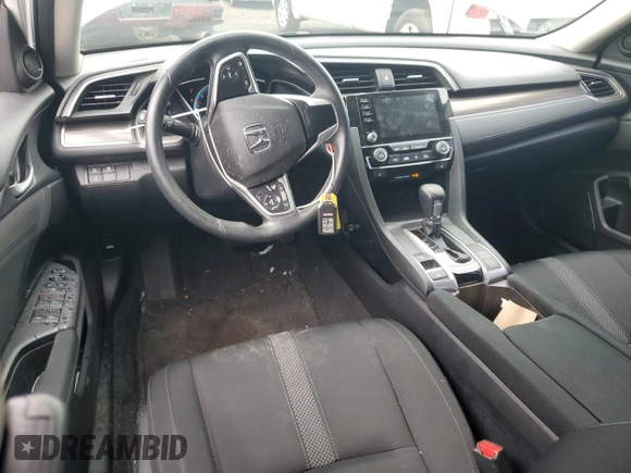 2021 Honda Civic Sedan EX with VIN 19XFC1F35ME200927, listed as a Copart auction lot 52483615 with 44,346 mi miles and Salvage Title. Bid and sale history available at carsss.com. Image 8.