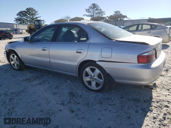 2002 Acura TL Type S w/Navigation with VIN 19UUA569X2A051439, listed as a Copart auction lot 86293914 with 217,101 mi miles and Salvage Title. Bid and sale history available at carsss.com. Image 2.