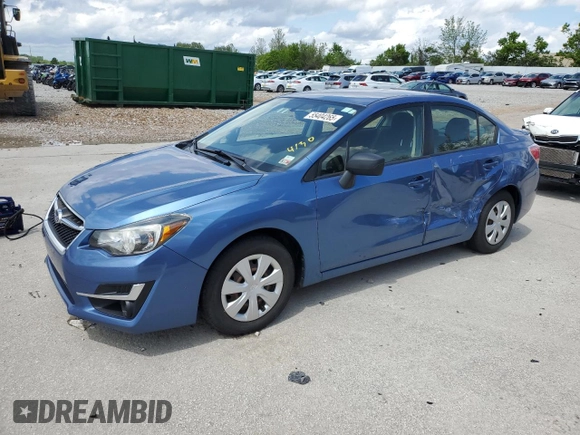2016 Subaru Impreza with VIN JF1GJAA67GH020719, listed as a Copart auction lot 55404265 with 42,368 mi miles and Clean title. Bid and sale history available at DreamBid. Image 1.