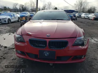 2009 BMW 6 Series 650i with VIN WBAEA53549CV92728, listed as a Copart auction lot 82610144 with 118,803 mi miles and Salvage Title. Bid and sale history available at carsss.com. Image 5.