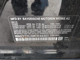 2019 MINI Countryman Cooper S with VIN WMZYT5C58K3E64351, listed as a IAAI auction lot 41739265 with 58,893 mi miles. Bid and sale history available at carsss.com. Image 9.
