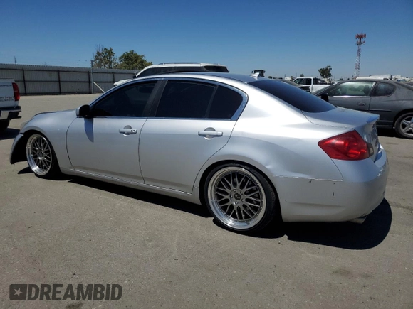 2007 Infiniti G35 Journey with VIN JNKBV61EX7M715361, listed as a Copart auction lot 68190604 with 176,632 mi miles and Salvage Title. Bid and sale history available at DreamBid. Image 2.
