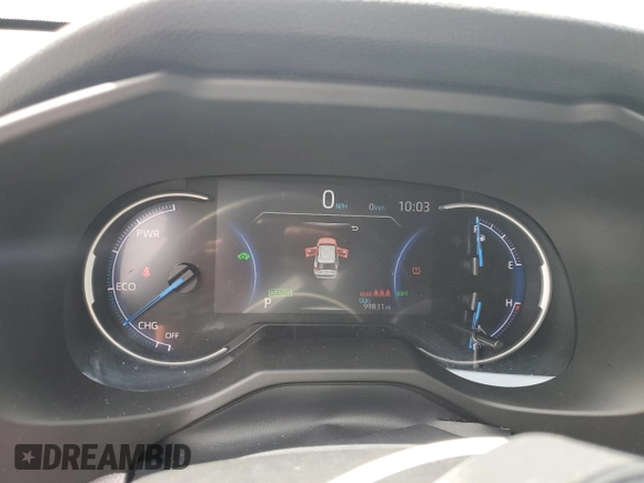 2022 Toyota RAV4 Hybrid XSE with VIN 2T3E6RFVXNW031612, listed as a Copart auction lot 60544055 with 99,831 mi miles and Salvage title. Bid and sale history available at DreamBid. Image 9.