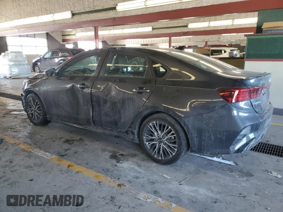 2023 Kia Forte GT-Line with VIN 3KPF54AD2PE528791, listed as a Copart auction lot 45599365 with 0 mi miles and Salvage Title. Bid and sale history available at carsss.com. Image 2.