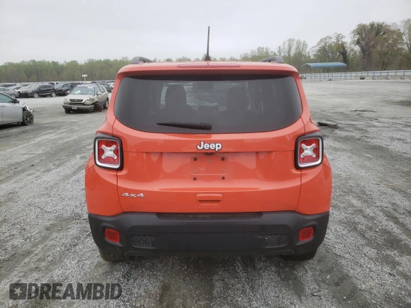 2021 Jeep Renegade Islander with VIN ZACNJDBB2MPM47113, listed as a Copart auction lot 50206165 with 23,570 mi miles and Salvage title. Bid and sale history available at DreamBid. Image 6.