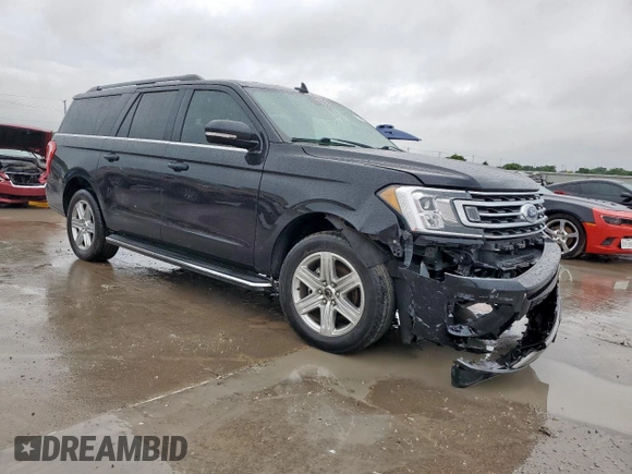 2019 Ford Expedition Max XLT with VIN 1FMJK1HT4KEA57323, listed as a Copart auction lot 60254145 with 122,667 mi miles and Salvage title. Bid and sale history available at DreamBid. Image 4.