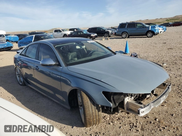 2013 Audi S6 Prestige with VIN WAUF2AFC4DN138318, listed as a Copart auction lot 52051465 with 0 mi miles and Salvage Title. Bid and sale history available at carsss.com. Image 4.