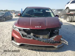 2024 Kia Carnival LX with VIN KNDNB4H39R6319929, listed as a Copart auction lot 75566954 with 35,220 mi miles and Salvage Title. Bid and sale history available at carsss.com. Image 5.