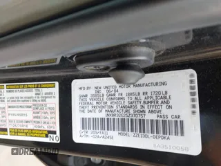 2005 Toyota Corolla CE с VIN 1NXBR32E25Z370757, выставлен на аукционе IAAI как лот 42519993 с пробегом 191 720 миль миль и . История ставок и продаж доступна на DreamBid. Изображение 9.