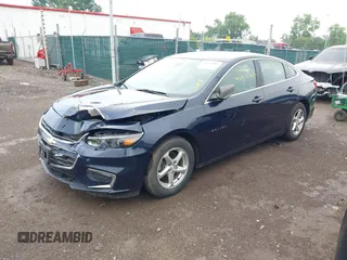 2016 Chevrolet Malibu LS with VIN 1G1ZB5ST5GF269181, listed as a IAAI auction lot 42647484 with 139,009 mi miles and . Bid and sale history available at DreamBid. Image 2.