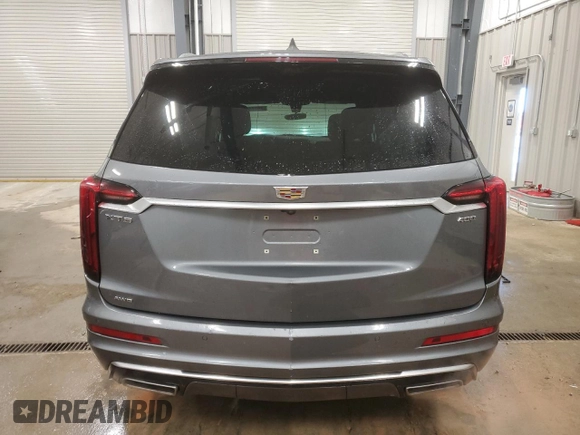 2021 Cadillac XT6 Premium Luxury with VIN 1GYKPFRS3MZ210552, listed as a Copart auction lot 89174415 with 12,823 mi miles and Salvage title. Bid and sale history available at DreamBid. Image 6.