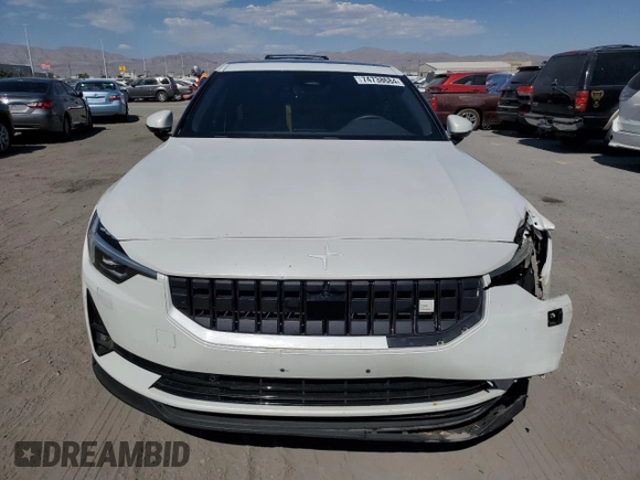 2021 Polestar 2 Launch Edition z VIN LPSED3KA6ML009459, wystawiony jako Copart lot #74738684 z przebiegiem 38 771 mil mil oraz Szkody całkowita. Historia ofert i sprzedaży dostępna na DreamBid. Obrazek 5.