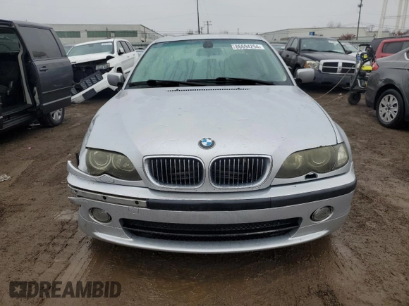 2003 BMW 3 Series 330xi with VIN WBAEW53413PG10291, listed as a Copart auction lot 86694294 with 291,542 mi miles and Salvage Title. Bid and sale history available at carsss.com. Image 5.