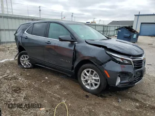2022 Chevrolet Equinox LT with VIN 2GNAXKEV2N6148219, listed as a Copart auction lot 50938265 with 9,092 mi miles and Salvage Title. Bid and sale history available at DreamBid. Image 4.