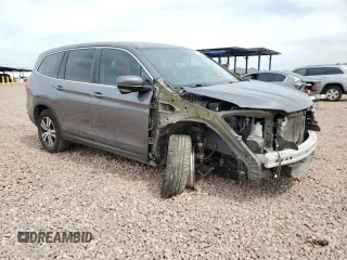 2016 Honda Pilot EX with VIN 5FNYF5H32GB006293, listed as a Copart auction lot 50830755 with 146,667 mi miles and Salvage Title. Bid and sale history available at carsss.com. Image 4.