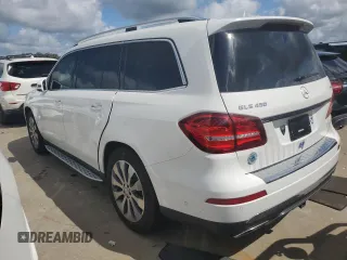 2017 Mercedes-Benz GLS 450 with VIN 4JGDF6EE8HA897075, listed as a Copart auction lot 74218194 with Not Provided miles and Salvage Title. Bid and sale history available at DreamBid. Image 2.