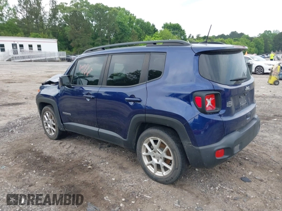2019 Jeep Renegade Latitude with VIN ZACNJABB1KPK20281, listed as a IAAI auction lot 42171780 with Not provided miles and . Bid and sale history available at DreamBid. Image 3.