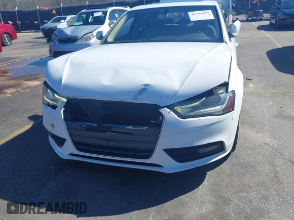 2013 Audi A4 Premium with VIN WAUAFAFL2DN049345, listed as a IAAI auction lot 41731822 with 195,719 mi miles. Bid and sale history available at carsss.com. Image 6.