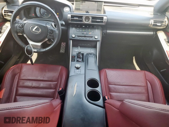 2015 Lexus IS 350 with VIN JTHBE1D29F5017238, listed as a Copart auction lot 58859345 with 115,492 mi miles and Salvage title. Bid and sale history available at DreamBid. Image 8.