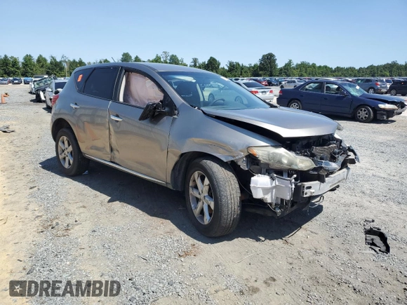 2009 Nissan Murano S with VIN JN8AZ18U49W025960, listed as a Copart auction lot 70574074 with 18,888 mi miles and Salvage Title. Bid and sale history available at carsss.com. Image 4.