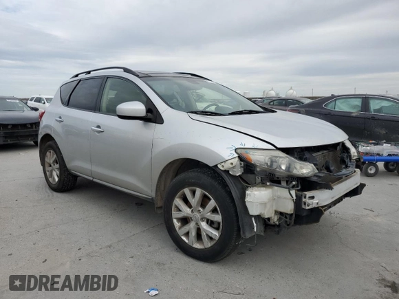 2013 Nissan Murano S with VIN JN8AZ1MU7DW203374, listed as a Copart auction lot 87175764 with 138,896 mi miles and Salvage Title. Bid and sale history available at carsss.com. Image 4.