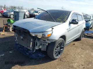 2019 Mitsubishi Outlander Sport ES 2.0 with VIN JA4AP3AUXKU015629, listed as a IAAI auction lot 41805253 with 102,754 mi miles. Bid and sale history available at carsss.com. Image 18.