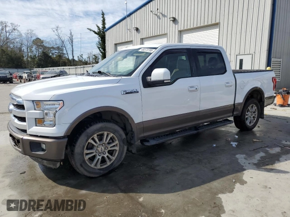 2015 Ford F-150 XL with VIN 1FTEW1CF8FFB18913, listed as a Copart auction lot 48373795 with 190,802 mi miles and Salvage Title. Bid and sale history available at carsss.com. Image 1.