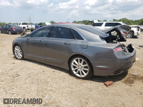 2014 Lincoln MKZ with VIN 3LN6L2GK3ER821536, listed as a Copart auction lot 62462775 with Not provided miles and Salvage title. Bid and sale history available at DreamBid. Image 2.