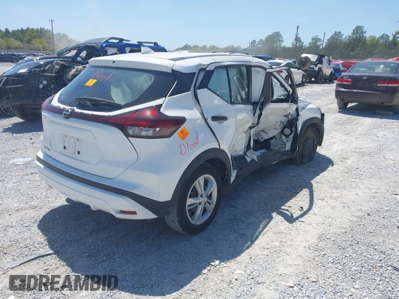 2023 Nissan Kicks S z VIN 3N1CP5BV1PL529911, wystawiony jako IAAI lot #41929559 z przebiegiem 24 060 mil mil oraz . Historia ofert i sprzedaży dostępna na DreamBid. Obrazek 4.