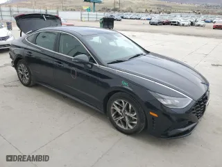 2021 Hyundai Sonata SEL with VIN KMHL64JA5MA151051, listed as a Copart auction lot 50962115 with 90,376 mi miles and Salvage Title. Bid and sale history available at carsss.com. Image 4.