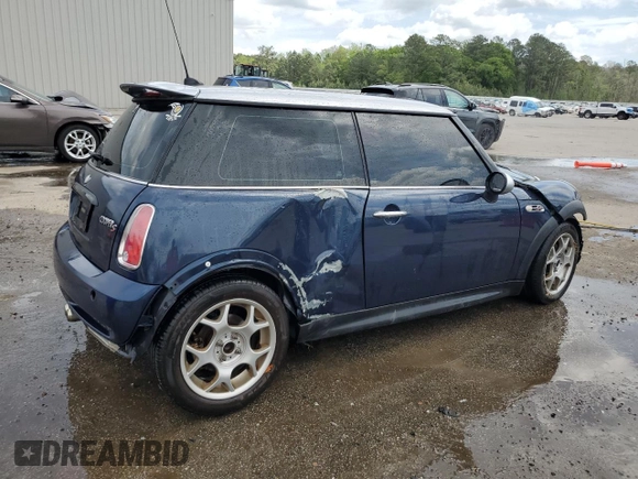 2006 MINI Hardtop S z VIN WMWRE335X6TL20674, wystawiony jako Copart lot #51828915 z przebiegiem Nie podano mil oraz Nie do naprawy • Non repairable. Historia ofert i sprzedaży dostępna na DreamBid. Obrazek 3.
