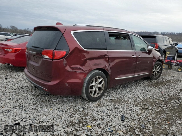 2020 Chrysler Pacifica Limited z VIN 2C4RC1GG7LR143660, wystawiony jako Copart lot #49909805 z przebiegiem Nie podano mil oraz Szkody całkowita. Historia ofert i sprzedaży dostępna na DreamBid. Obrazek 3.