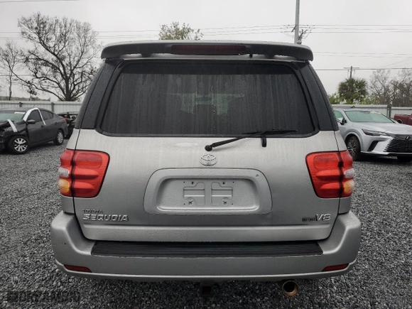 2001 Toyota Sequoia SR5 with VIN 5TDZT34A01S024249, listed as a Copart auction lot 42493465 with 174,587 mi miles and Salvage Title. Bid and sale history available at carsss.com. Image 6.