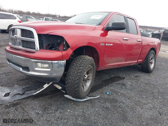 2009 Dodge Ram 1500 SLT with VIN 1D3HV18T99S789332, listed as a IAAI auction lot 41498037 with 153,571 mi miles. Bid and sale history available at carsss.com. Image 2.