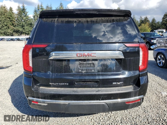 2021 GMC Yukon XL SLT with VIN 1GKS2GKT5MR448033, listed as a Copart auction lot 72269514 with 78,654 mi miles and Salvage Title. Bid and sale history available at carsss.com. Image 6.