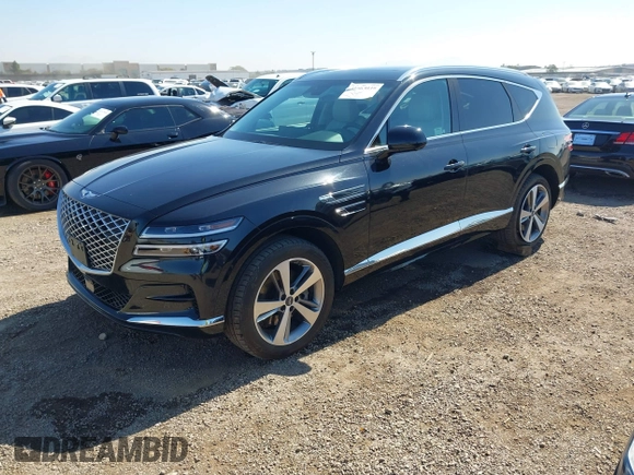 2021 Genesis GV80 with VIN KMUHB4SB7MU034287, listed as a IAAI auction lot 41663039 with 65,405 mi miles and . Bid and sale history available at DreamBid. Image 17.