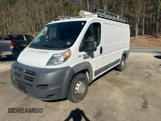 2018 Ram ProMaster Cargo with VIN 3C6TRVAG0JE148452, listed as a Copart auction lot 55467765 with 130,100 mi miles and Clean Title. Bid and sale history available at DreamBid. Image 2.