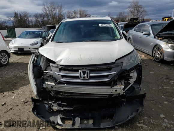 2014 Honda CR-V EX-L with VIN 5J6RM4H78EL048768, listed as a Copart auction lot 47720055 with 100,062 mi miles and Salvage Title. Bid and sale history available at carsss.com. Image 5.