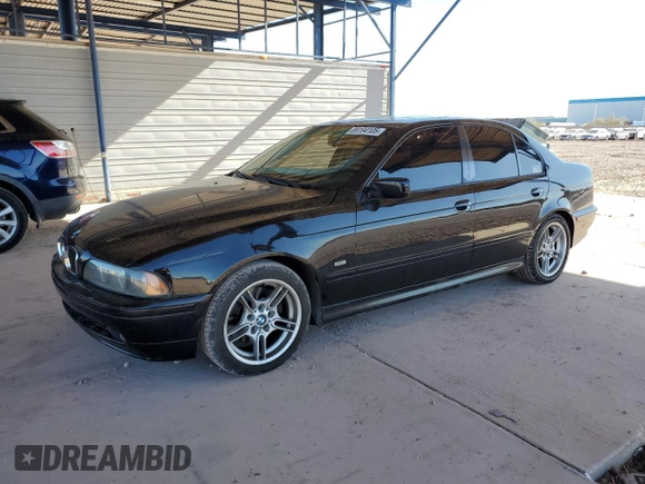 2001 BMW 5 Series 540iA with VIN WBADN63471GM73128, listed as a Copart auction lot 89194105 with 186,728 mi miles and Salvage Title. Bid and sale history available at carsss.com. Image 1.