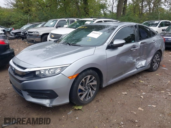 2018 Honda Civic Sedan EX with VIN 19XFC2F72JE034905, listed as a IAAI auction lot 40464574 with 68,942 mi miles. Bid and sale history available at carsss.com. Image 17.