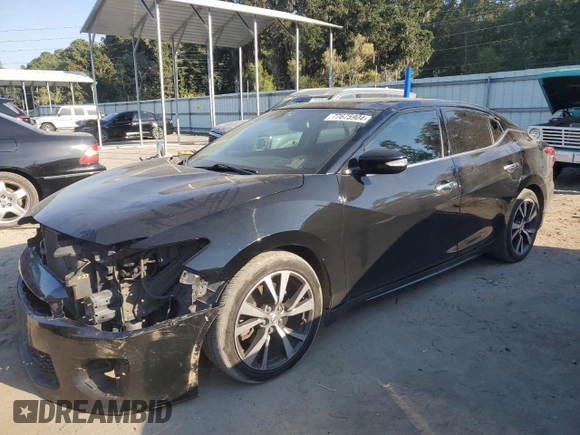 2017 Nissan Maxima S with VIN 1N4AA6AP3HC392231, listed as a Copart auction lot 77675904 with 123,897 mi miles and Salvage title. Bid and sale history available at DreamBid. Image 1.