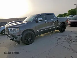 2020 Ram 1500 Limited with VIN 1C6RREHT5LN246128, listed as a Copart auction lot 56761285 with 84,385 mi miles and Salvage title. Bid and sale history available at DreamBid. Image 1.