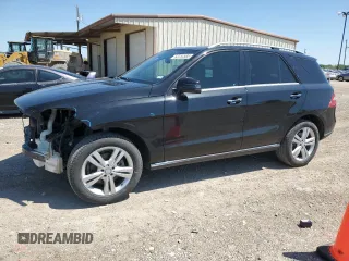 2014 Mercedes-Benz M 350 with VIN 4JGDA2EB5EA336177, listed as a Copart auction lot 52234585 with 139,654 mi miles and Salvage Title. Bid and sale history available at DreamBid. Image 1.