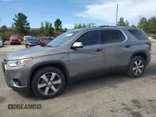 2018 Chevrolet Traverse LT z VIN 1GNERHKW1JJ156742, wystawiony jako Copart lot #56643315 z przebiegiem 165 055 mil mil oraz Czysty tytuł • Clean title. Historia ofert i sprzedaży dostępna na DreamBid. Obrazek 1.